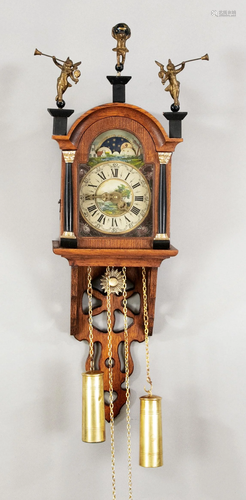 Small Dutch chair clock, 20th