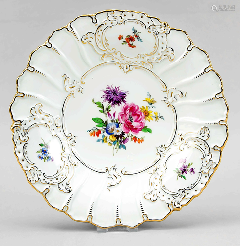 Round ceremonial bowl, Meissen