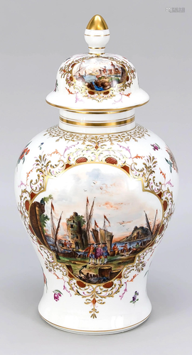 Lidded vase, Carl Thieme zu Po