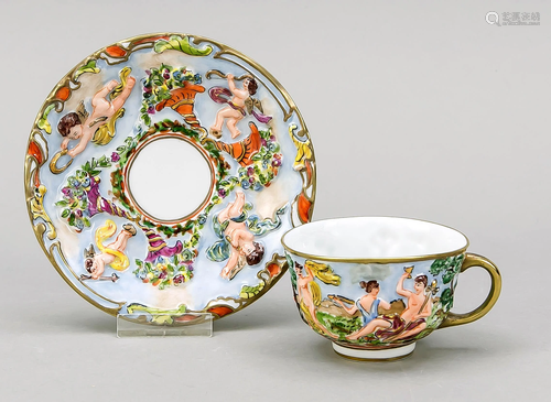 Collector's cup with saucer, C