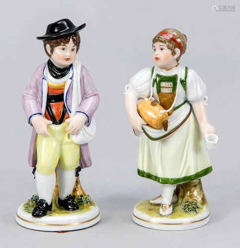 Pair of peasants, Ludwigsburg,