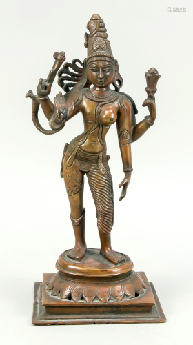 Shiva, India, 19th century, br
