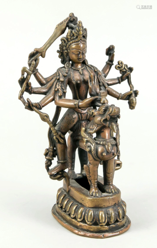 Avalokiteshvara riding on drag