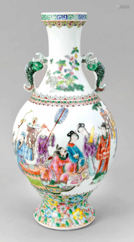 Famille Rose vase, China, prob