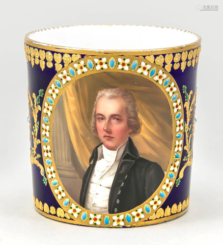 Portrait cup, Sevres, France,