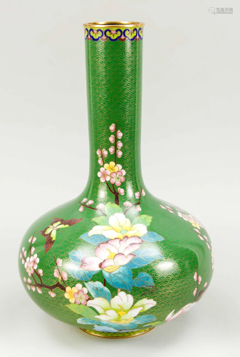 CloisonnÃ© vase, China, 20th c.