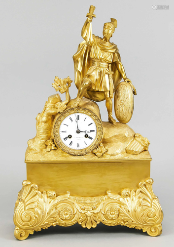 Empire figures mantel clock fi