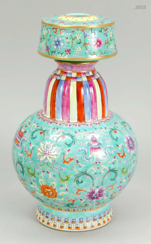 Famille Rose vase, China, 19th