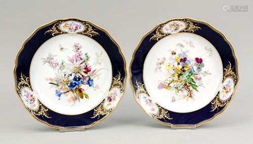 Two plates, Meissen, Knauffsch