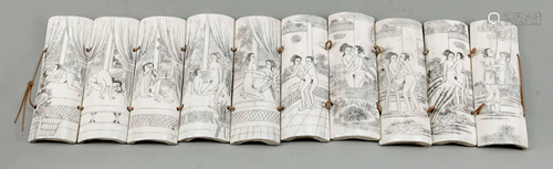 Erotica, China, c. 1900. 10 le