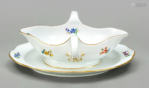 Gravy boat, Meissen, mark 1924