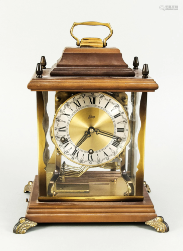 Table clock, 20th c., marked S