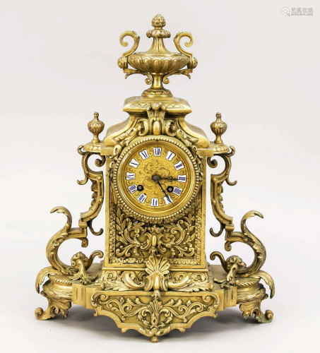 Historicist brass pendulum, 2n