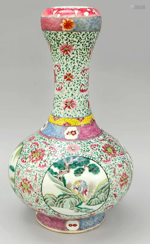 Famille Rose vase, China, 18th