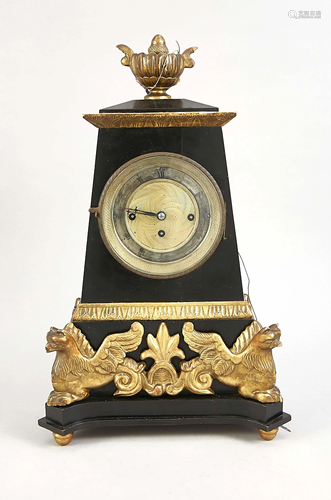 Empire table clock around 1800