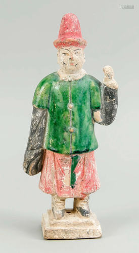 Ceramic figure, China, Ming pe