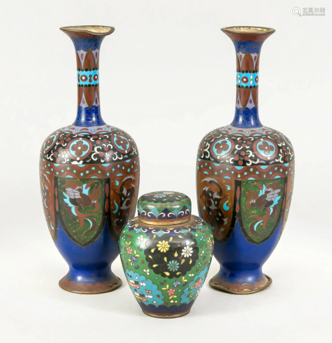 Small cloisonnÃ© convolute, Jap