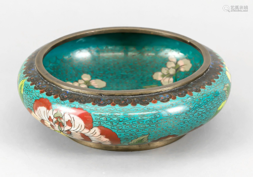 CloisonnÃ© bowl, China, 1st hal