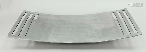 Tray/fruit bowl, 20th c., alum