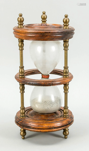 Large hourglass, 19th/20th c.,