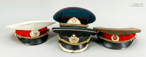 Mixed lot of 4 russian uniform