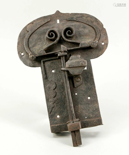 Massive door lock, around 1700