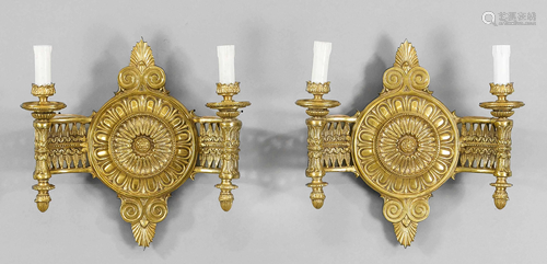 Pair of Empire style sconces,