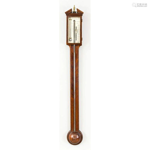 Wall barometer, late 19th cent