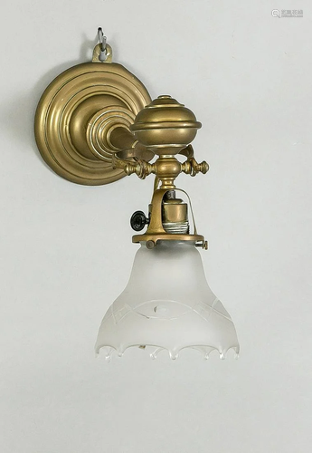 Wall lamp, late 19th century,