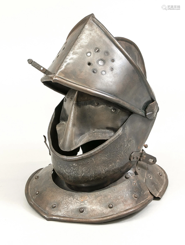 Helmet of an old armor, exact