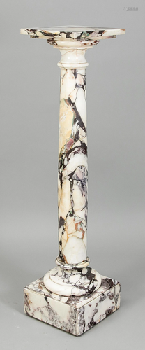 Large floral column, mid-20th