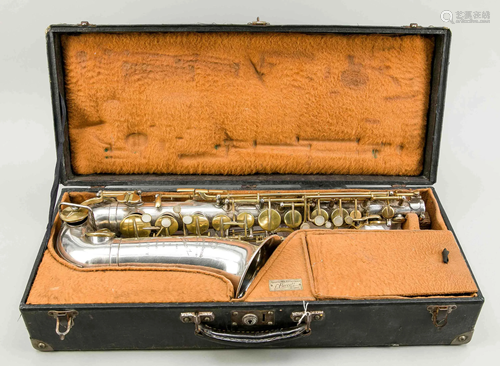 Alto saxophone by Pierret, Fra