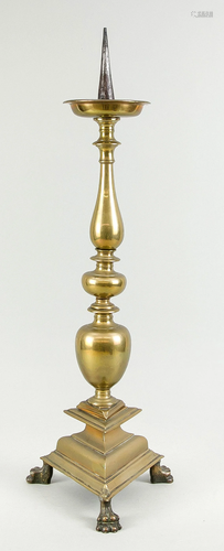 Large altar candlestick, 19th