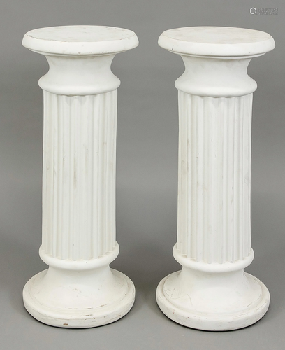 Pair of flower columns/palm po