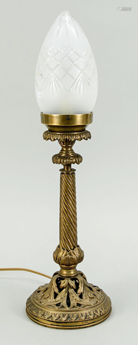 Table lamp, late 19th century,