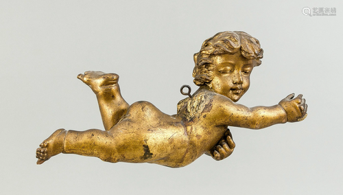 Floating angel/putto, probably