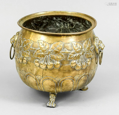 Large cachepot, late 19th cent