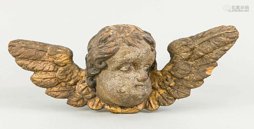 Angel's head, 18th century, li