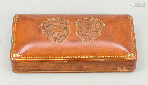 Casket, 20th century, embossed