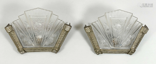 Pair of art deco sconces, Fran