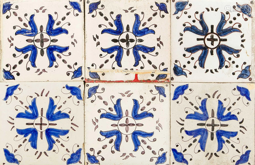 50 tiles, Netherlands, 18th c.