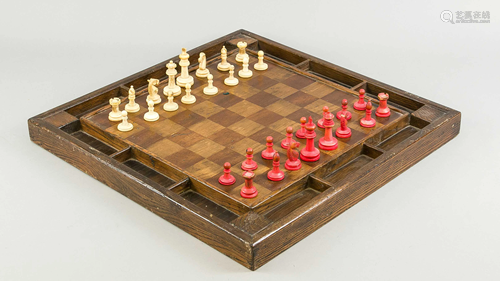 Chess set, 19th century, playi