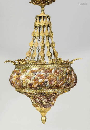 Murano ceiling lamp, Italy, 20