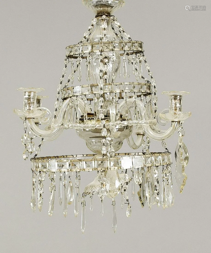 Crystal chandelier, mid-20th c