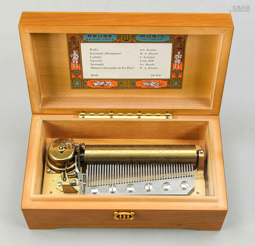 Reuge music box, Switzerland,