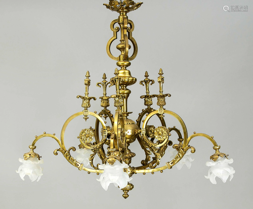 Large ceiling lamp, late 19th