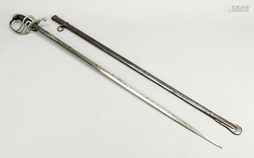 Epee, 19th century, single-edg