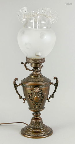 Petroleum lamp, 20th c., metal