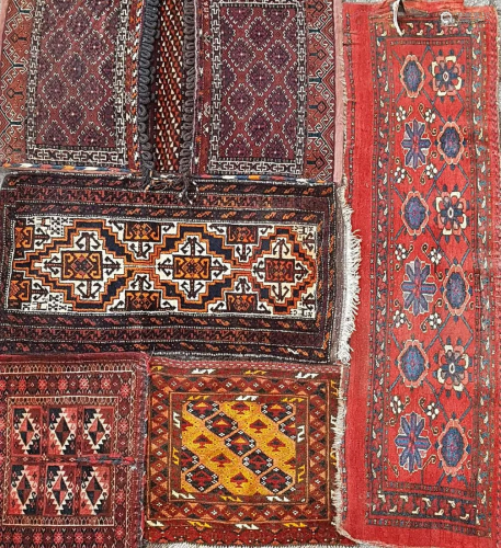 5 carpets, up to 151 x 42 cm