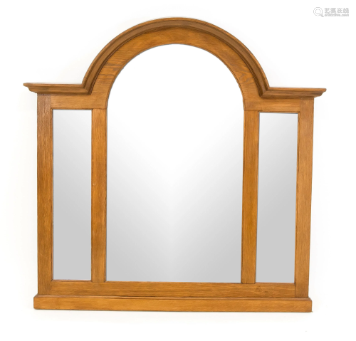 Wall mirror around 1900, solid
